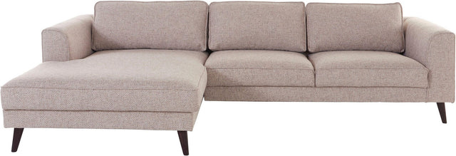 INOSIGN L-Hoekbank "Junis" portabella chaise longue links
