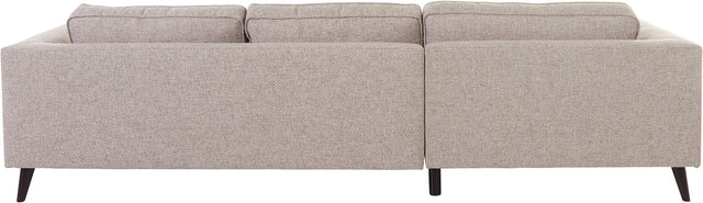 INOSIGN L-Hoekbank "Junis" portabella chaise longue links