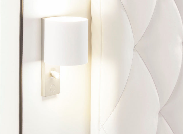 COLLECTION AB "Amalfi" boxspring wit inclusief opbergruimt, LED-verlichting en topper