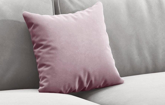INOSIGN L-Hoekbank "Laurentia" lichtgrijs chaise longue links met 4 sierkussens