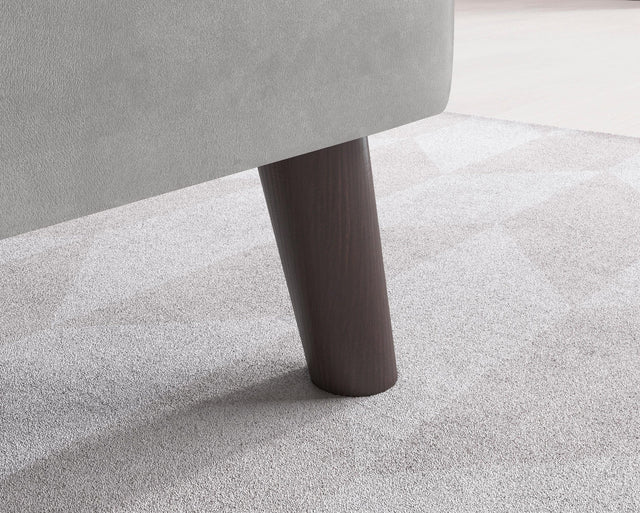 INOSIGN L-Hoekbank "Laurentia" lichtgrijs chaise longue links met 4 sierkussens