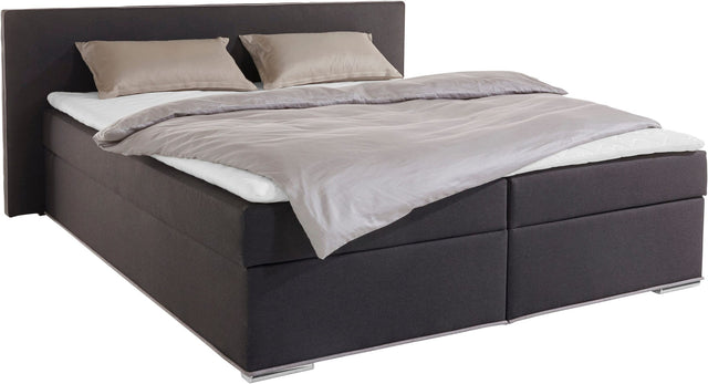 COLLECTION AB Box ring "Kreta" 180x200 avec espace de rangement y compris surmatelas, matelas à ressorts ensachés 7 zones H3