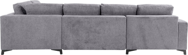 INOSIGN U-Corner sofa "Inanna Luxus" gray chaise longue left 